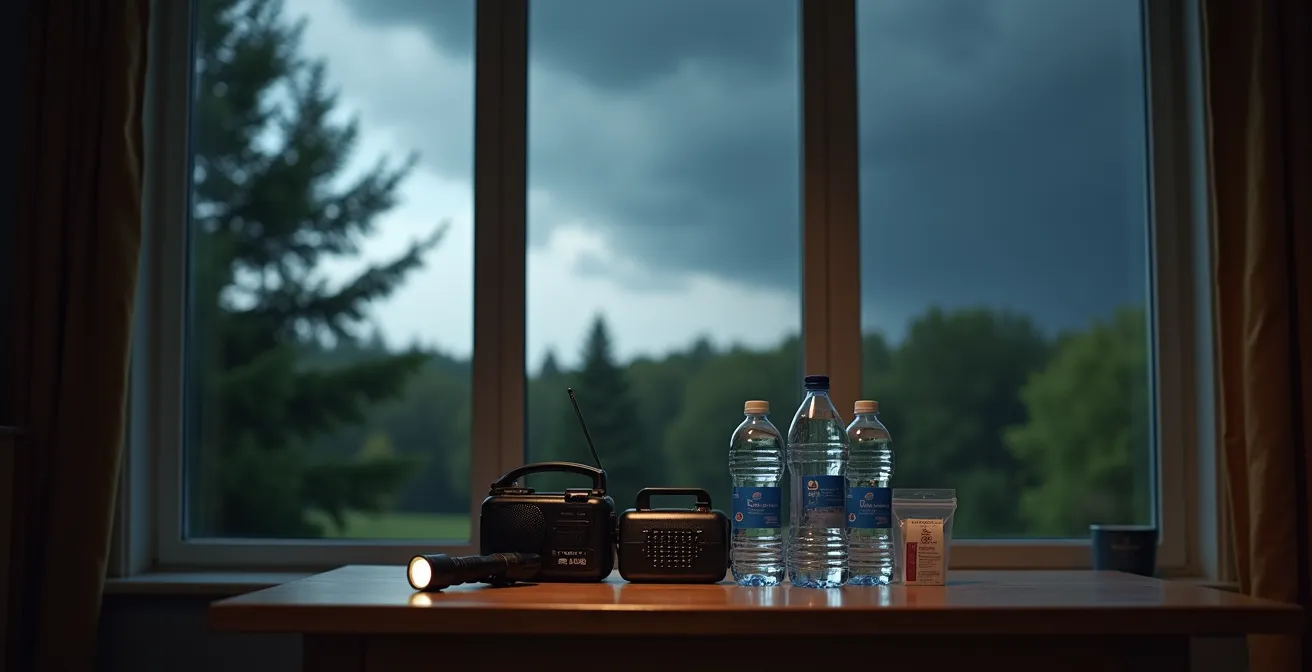 Système d'alertes météo d'Environnement Canada avec codes couleur et symboles d'urgence